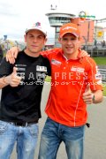 Sandro Cortese and Stafan Bradl - 125ccm/Moto2 - Rd09- German Grand Prix 2011